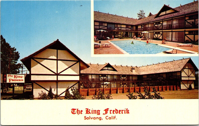 Postcard from the historic King Frederik Inn in Solvang, California